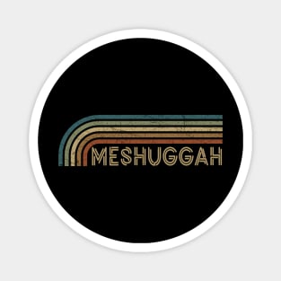 Meshuggah Retro Stripes Magnet